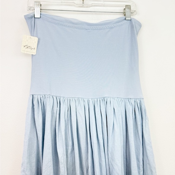 Free People Onda Tube Midi Dress Ballad Blue Size Medium New with Tags - Picture 9 of 11